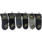 Pro Çorap Ampute Bamboo Erkek Patik 6'lı Paket -1 - Renkli - 41 - 44