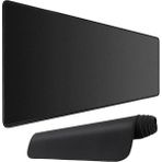 Pro - Dikişli Gaming Mouse Pad, Oyuncu Gamer Mousepad, Uzun ve Büyük Boy Xlarge Masa Matı (70X30 cm - Xl, Siyah) - Altın