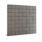 PRO [f] home® - 3D duvar paneli - 705258 Harmony Küpler füme gri dekoratif panel düz plastik görünümlü parlak gri 2.2 m2 Profhome