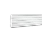 PRO [f] home® - duvar ve friz şeridi 151316F sıva kalıp esnek kalıp dekoratif şerit modern tasarım beyaz 2 m Profhome