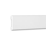 PRO [f] home® - duvar ve friz şeridi 151362F sıva kalıp esnek kalıp dekoratif şerit modern tasarım beyaz 2 m Profhome