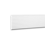 PRO [f] home® - duvar ve friz şeridi 151374F sıva kalıp esnek kalıp dekoratif şerit modern tasarım beyaz 2 m Profhome