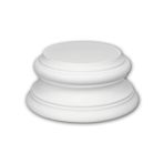 PRO [f] home® - sağlam sütun tabanı 113200 sütun dekoratif eleman zamansız klasik tasarım beyaz Profhome