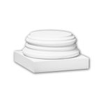 PRO [f] home® - sağlam sütun tabanı 113900 sütun dekoratif eleman zamansız klasik tasarım beyaz Profhome