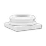 PRO [f] home® - tam sütun tabanı 113500 sütun dekoratif eleman zamansız klasik tasarım beyaz Profhome