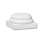 PRO [f] home® - Tam sütun tabanı 113700 sütun dekoratif eleman zamansız klasik tasarım beyaz Profhome