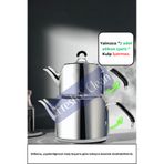 Pro Fresh & Clean Demir Çaydanlık Tava Cezve İçin Kulp Silikonu/ Silikon Demlik Sap 2 Adet Tutacak (Siyah)