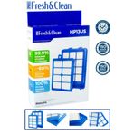Pro Fresh & Clean Philips Xb 9125 Marathon Ultimate Uyumlu Ön ve Arka Hepa Filtre Seti