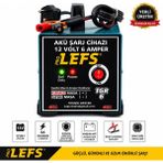 Pro Lefs 6 Amper Akü Şarj Cihazı 60 Ampere Kadar Şarj Eder