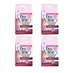 Pro Line 5 lt x 4 Adet Doğal Topaklanan Baby Powder Kokulu Kedi Kumu