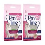 Pro Line Bebek Pudralı Bentonit Topaklaşan Kedi Kumu 2X10 Lt