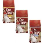 Pro Line Proline Balık Tavuk Kuzu Yetişkin 3x500 gr Kedi Maması