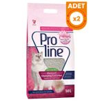 Pro Line Proline Bebek Pudralı Topaklanan Bentonit Kedi Kumu İnce - 10 Lt 2 Adet
