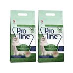 Pro Line süper Topaklanan Ince Taneli Aloe Vera Kokulu Bentonit Kedi Kumu 5l 2*adet