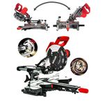 Pro Müller Alman 1700 Watt 210mm Bakır Sargılı Kızaklı 90° Açılı Metal Ahşap Kesme Makinesi