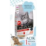 Pro Plan 1 kg Vakumlu Poşet Pro Plan Somonlu Yetişkin Kedi Maması Yüksek Proteinli
