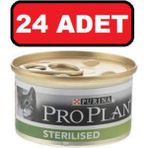 Pro Plan 24 Adet 85 gr Sterilised Ton ve Somon Kedi Konservesi Kısırlaştırılmış Yetişkin Kediler İçin