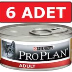 Pro Plan 6x85 gr Adult Tavuk Etli Yetişkin Kedi Konservesi