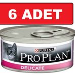 Pro Plan 6x85 gr Delicate Hindi Etli Hassas Kedi Maması