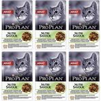Pro Plan 6x85 gr Nutri Savour Kuzu Etli Yaş Kedi Maması