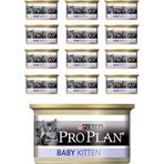 Pro Plan Baby Cat Tavuklu 12x 85 gr Yavru Kedi Konserve Maması