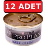 Pro Plan Baby Kitten Tavuklu Yavru Kedi Konservesi Yaş Mama 12 Adet X 85 Gr