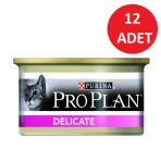 Pro Plan Delicate Hindili Konserve Yaş Yetişkin 24x85 GR Kedi Maması