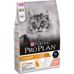 Pro Plan Elegant Derma Plus Somonlu Tüy Yumağı Önleyici Yetişkin Kedi Açık Mama 3 KG