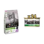 Pro Plan Hindili 1.5 kg Kısırlaştırılmış Kedi Maması + 24x85 gr Sterilised Ton ve Somonlu Kısırlaştırılmış Kedi Konservesi