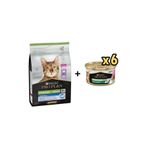 Pro Plan Hindili Kısırlaştırılmış +7 Yaşlı Kedi Maması 3 Kg + 6 Adet Proplan Sterilised Ton ve Somon