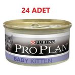 Pro Plan Junior Yavru Konserve Tavuk Etli Yaş 24x85 gr Kedi Maması