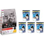 Pro Plan Kitten Junior Tavuklu Chicken 3 kg Yavru Kedi Maması + 5 Adet Felix Yavru Yaş Kedi Maması
