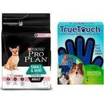 Pro Plan Küçük Irk Yetişkin Köpekler İçin Somon Balıklı Kuru 3 Kg Köpek Maması + Bobo Touch Köpek Tüy Toplama Eldiveni