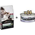 Pro Plan Live Clear Kitten Hindili 1.4 kg Yavru Kedi Maması + 24x85 gr Junior Tavuk Etli Yavru Kedi Maması