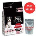 Pro Plan Medium Puppy Somonlu 1 kg Orta Irk Yavru Köpek Maması - Açık Paket