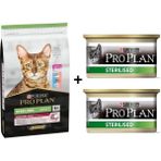 Pro Plan Morina ve Okyanus Balıklı 10 kg Kısırlaştırılmış Kuru Kedi Maması + 2x85 gr Pro Plan Somonlu Kısır Kedi Konservesi