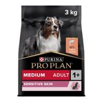 Pro Plan Pro Plan Adult Medium Sensitive Skin Somonlu Orta Irk Yetişkin Köpek Maması 3 Kg
