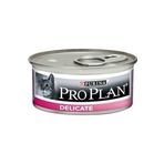 Pro Plan Pro Plan Delicate Hindi Etli Yetişkin Kedi Konserve Maması 85 Gr 12 Adet