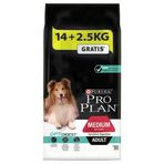 Pro Plan Sensitive Digestion Kuzulu ve Pirinçli Orta Irk 14+2.5 kg Yetişkin Köpek Maması