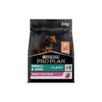 Pro Plan Sensitive Skin Small & Mini Puppy Somonlu Küçük Irk Yavru Kuru Köpek Mamaları 3kg