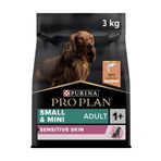 Pro Plan Sensitive Skin Somonlu Ve Pirinçli Küçük Irk Yetişkin Köpek Maması 3 Kg