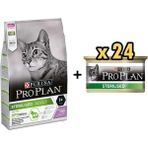 Pro Plan Somonlu 1.5 kg Kısırlaştırılmış Kedi Maması + 24x85 gr Sterilised Ton ve Somonlu Kısırlaştırılmış Kedi Konservesi