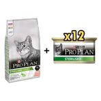 Pro Plan Somonlu Kısırlaştırılmış 1.5 kg Kedi Maması + 12x85 gr Proplan Sterilised Ton ve Somonlu Kısırlaştırılmış Kedi Konservesi