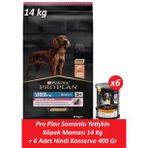 Pro Plan Somonlu Yetişkin Köpek Maması 14 kg + 6 Adet Hindi Konserve 400 gr