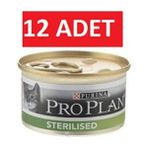Pro Plan Sterilised Somon Balık Tatlı Kedi Konservesi 85 gr x 12 Adet Yaş Mama