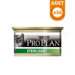 Pro Plan Sterilised Ton ve Somonlu Konserve Kedi Maması - 85 Gr 24 Adet