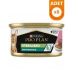 Pro Plan Sterilised Ton ve Somonlu Konserve Kedi Maması - 85 Gr 6 Adet