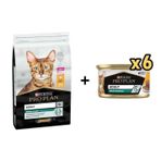 Pro Plan Tavuklu Yetişkin Kedi Maması 3 Kg + 6 Adet Proplan Adult Tavuk Etli Yetişkin Kedi Konservesi 85 Gr