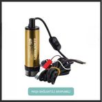 Pro Seri 12 Volt Mini(Küçük) Dalgıç Adaptörlü Mazot Aktarma(Sıvı Transfer) Pompası