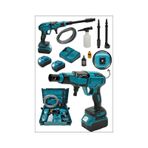 Pro Seri 48WF Kömürsüz Motor Yüksek Basınçlı Akülü Oto Araba Yıkama İlaçlama Makinesi Şarjlı